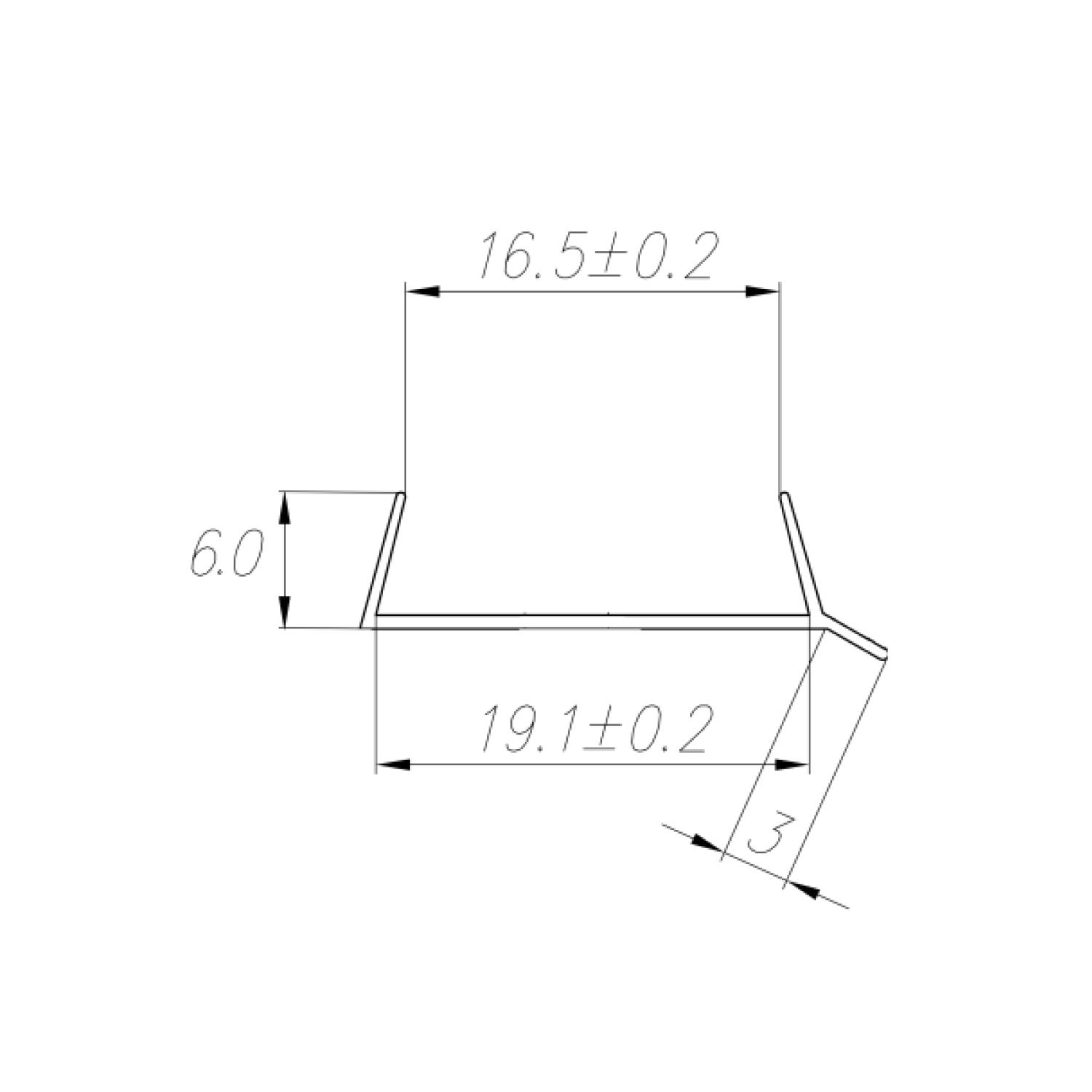Профиль-уплотнитель L=3,05м для деревянного цоколя 18мм, прозрачный